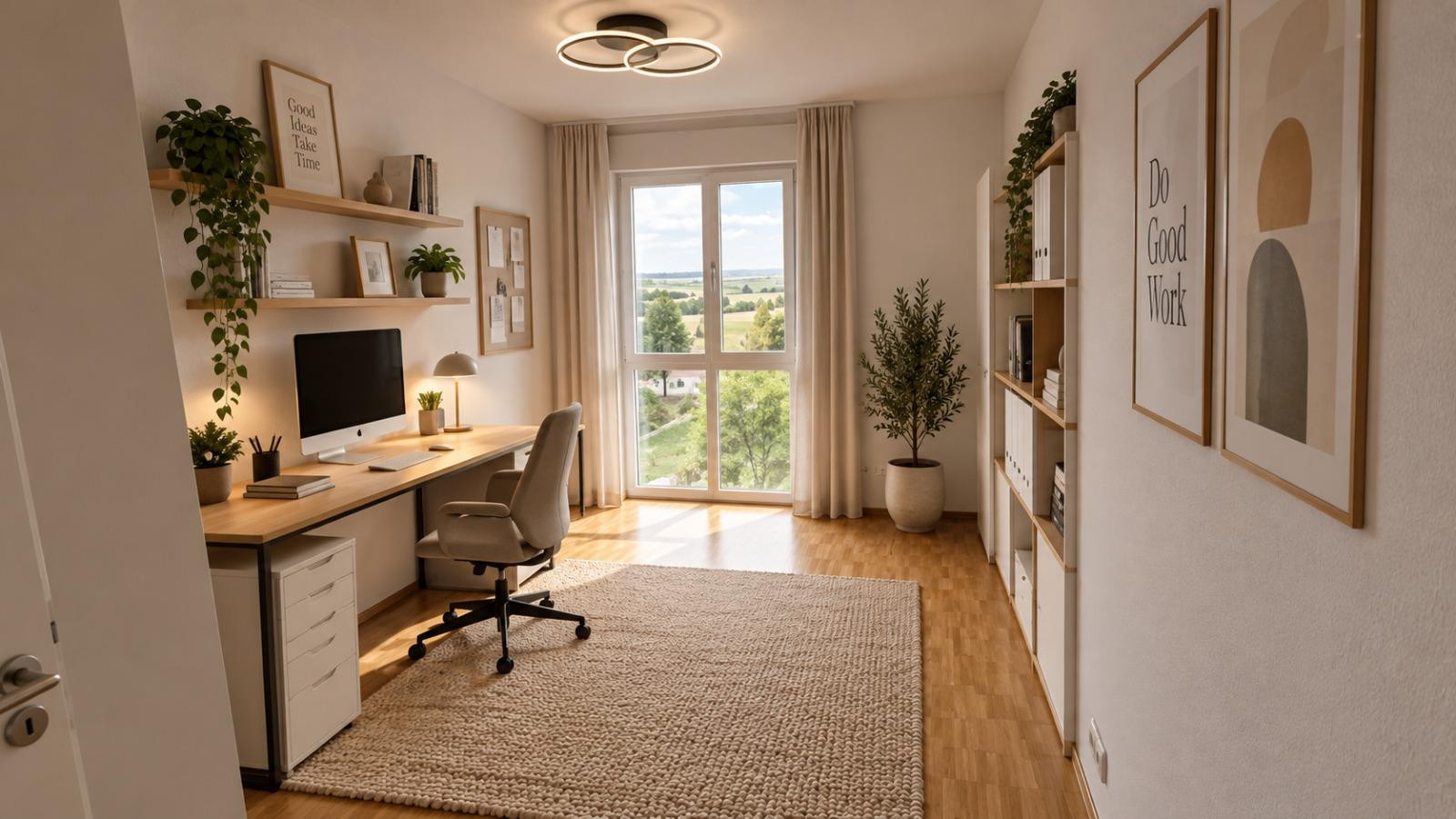 Lichtdurchflutete 4-Zimmer-Wohnung mit großzügigem Südwestbalkon – provisionsfrei in Würzburg – 97076 Würzburg-Lengfeld(Lengfeld) – Vorschaubild 14
