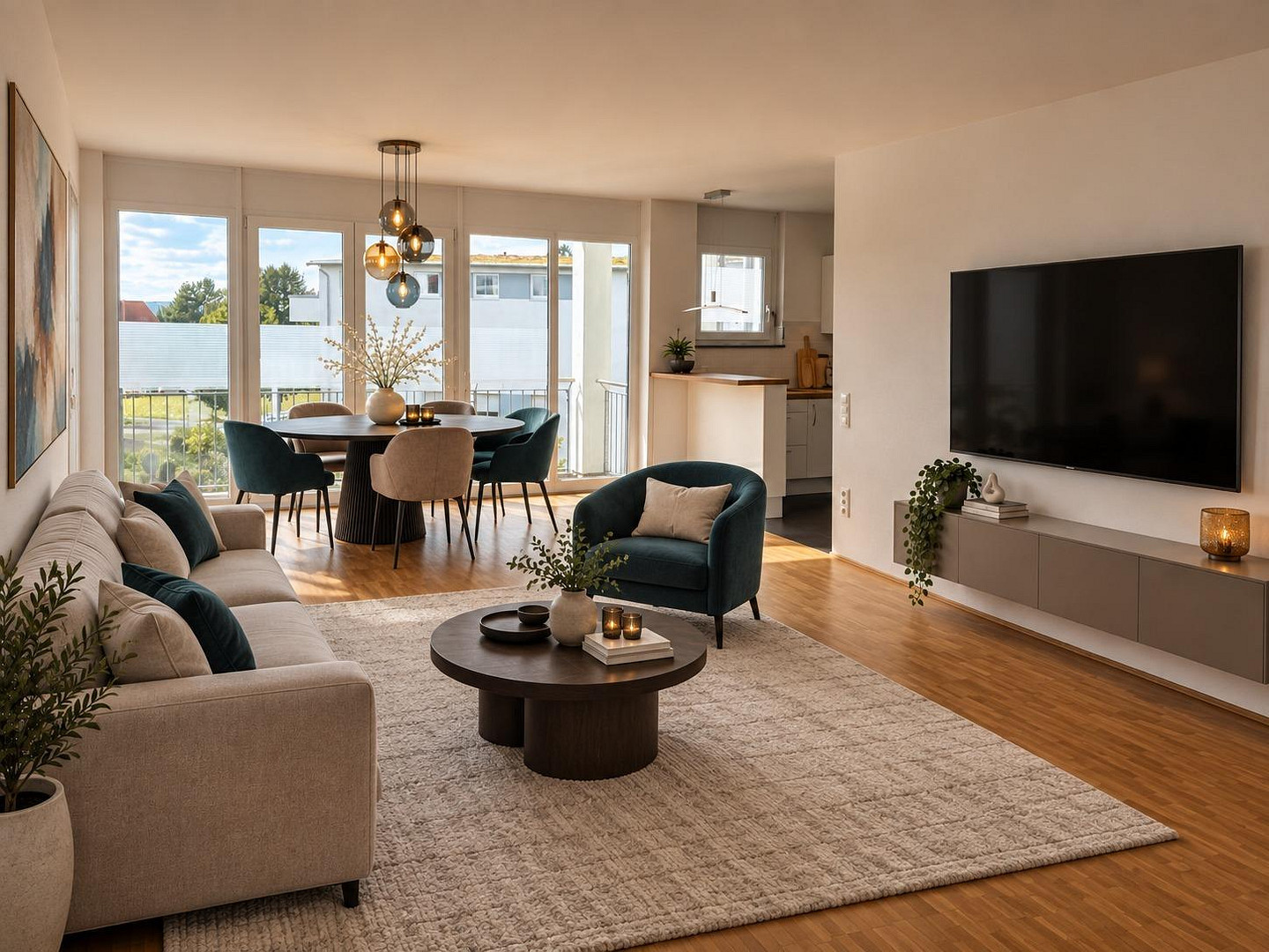 Lichtdurchflutete 4-Zimmer-Wohnung mit großzügigem Südwestbalkon – provisionsfrei in Würzburg – 97076 Würzburg-Lengfeld(Lengfeld) – Vorschaubild 7