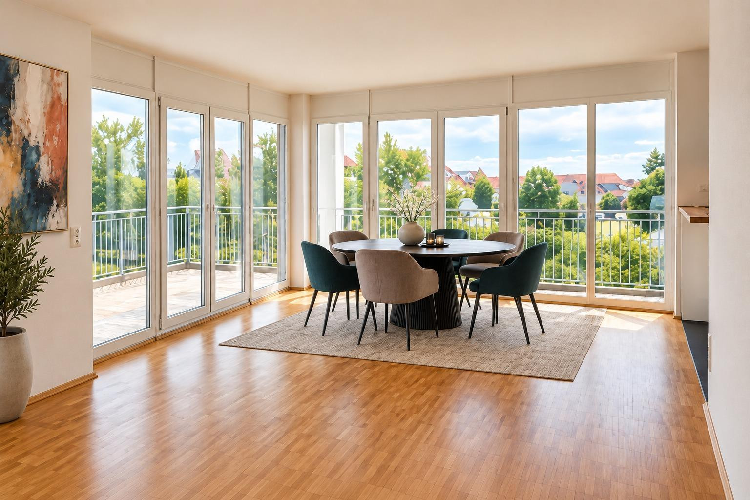 Lichtdurchflutete 4-Zimmer-Wohnung mit großzügigem Südwestbalkon – provisionsfrei in Würzburg – 97076 Würzburg-Lengfeld(Lengfeld) – Vorschaubild 5