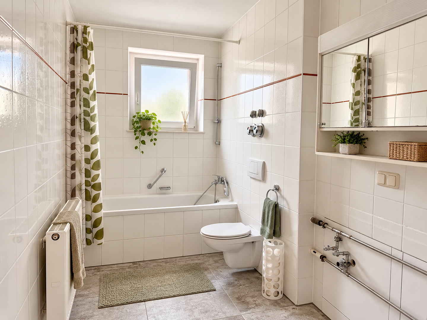 Modernisierte 3-Zimmer-Wohnung mit großem Westbalkon ins Grüne und TG – provisionsfrei – 86157 Augsburg(Pfersee) – Vorschaubild 7