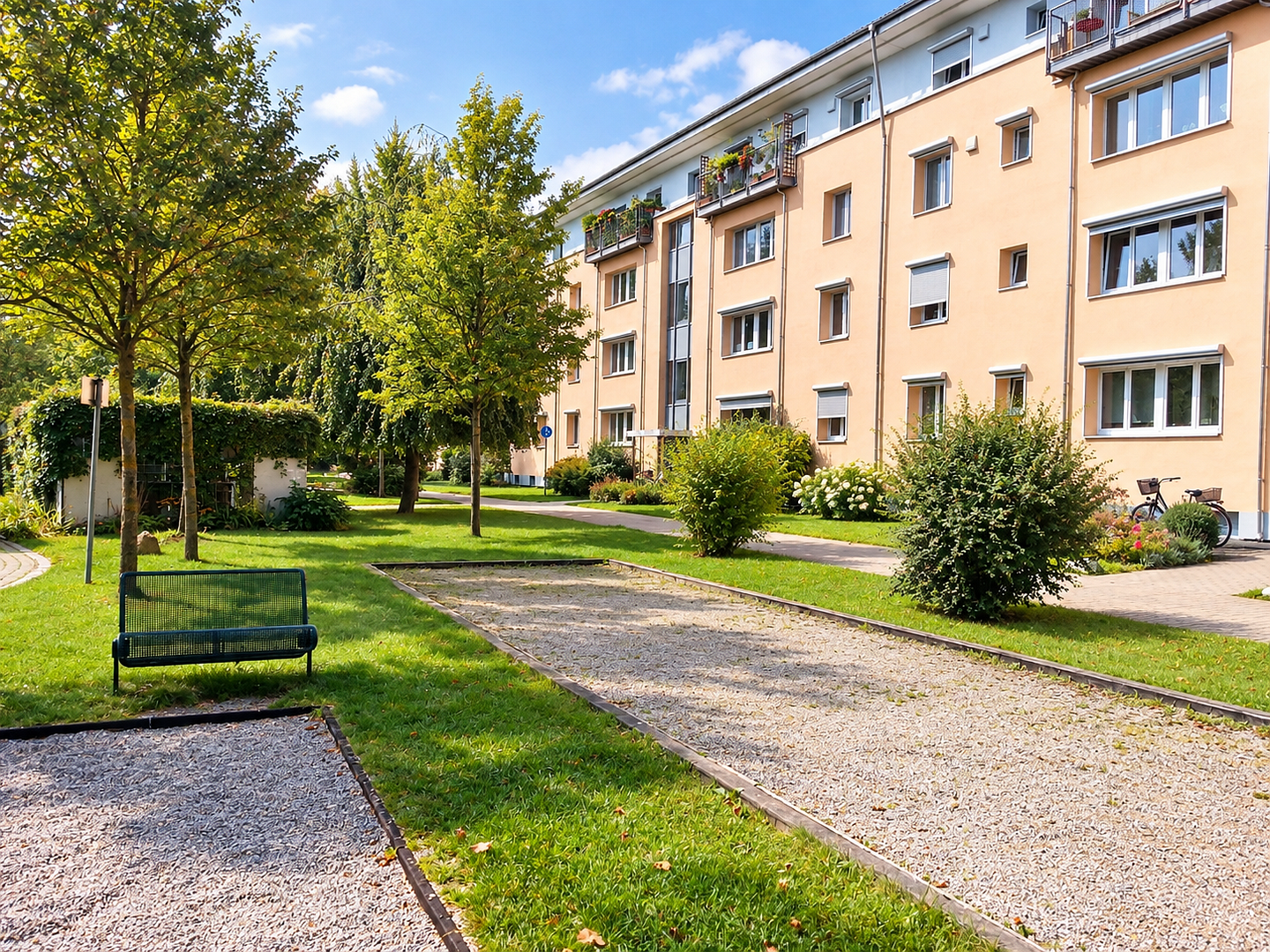 Modernisierte 3-Zimmer-Wohnung mit großem Westbalkon ins Grüne und TG – provisionsfrei – 86157 Augsburg(Pfersee) – Vorschaubild 14