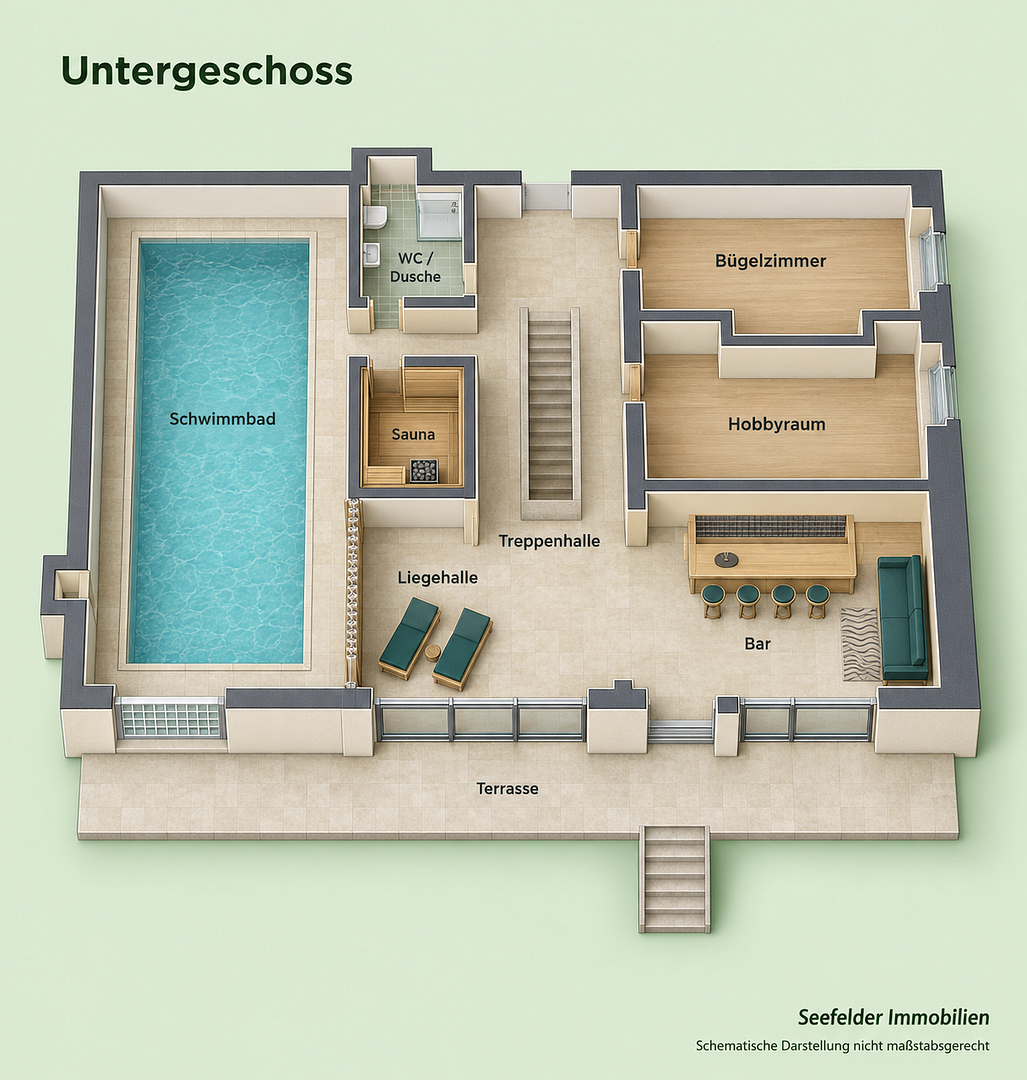 Sehr schönes Einfamilienhaus mit Schwimmbad und Sauna in Heilbronn – 74078 Heilbronn(Frankenbach) – Vorschaubild 19