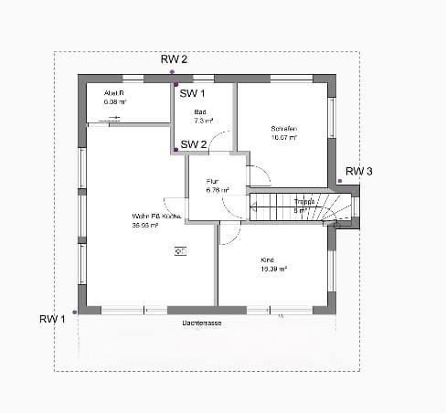Smartes Bauhaus-Anwesen mit Penthouse. Fernblick. Feldrandlage. – 35510 Butzbach(Nieder-Weisel) – Vorschaubild 44
