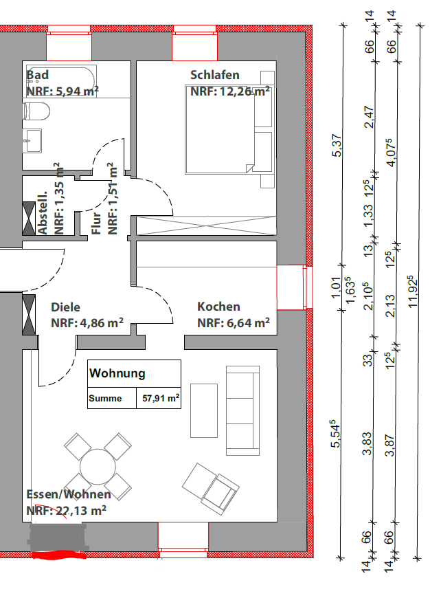2-Zimmer-Wohnung ab sofort – 93055 Regensburg(Ostenviertel) – Vorschaubild 2