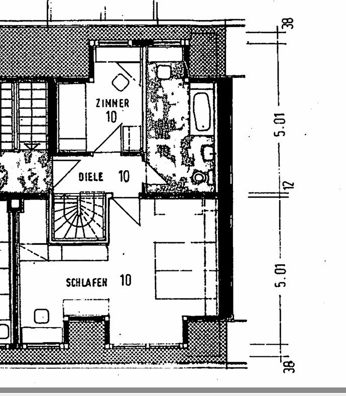 lichtdurchflutete 3,5-Zimmer-Maisonette Wohnung Nordstadt/Gärten h.d.Veste – 90408 Nürnberg(Gärten hinter der Veste) – Vorschaubild 21