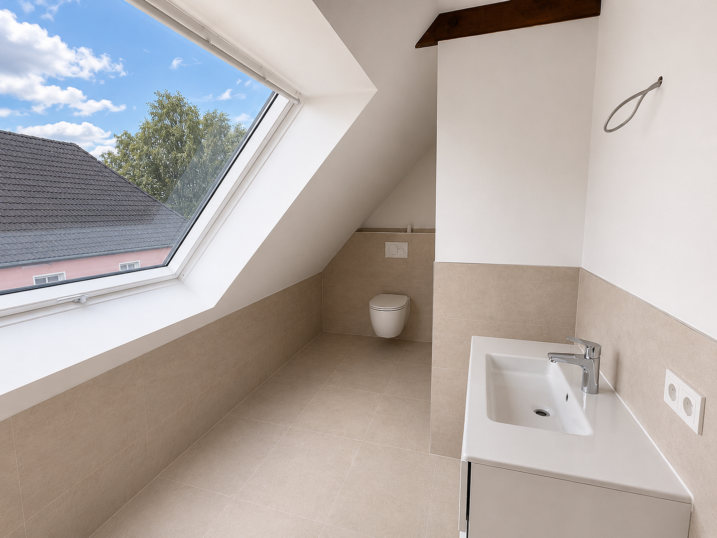 Hochwertiger Erstbezug im Dachgeschoss mit Einbauküche - ca. 95 m² - mit Stellplatz in ruhiger Lage – 8371 Glauchau – Vorschaubild 7