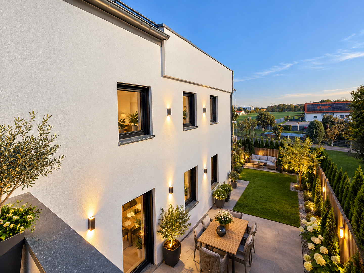 Moderne DHH in Hepberg zur Miete – ca. 160 m² | Dachterrasse | Garten | Klimaanlage | Wallbox – 85120 Hepberg – Vorschaubild 6