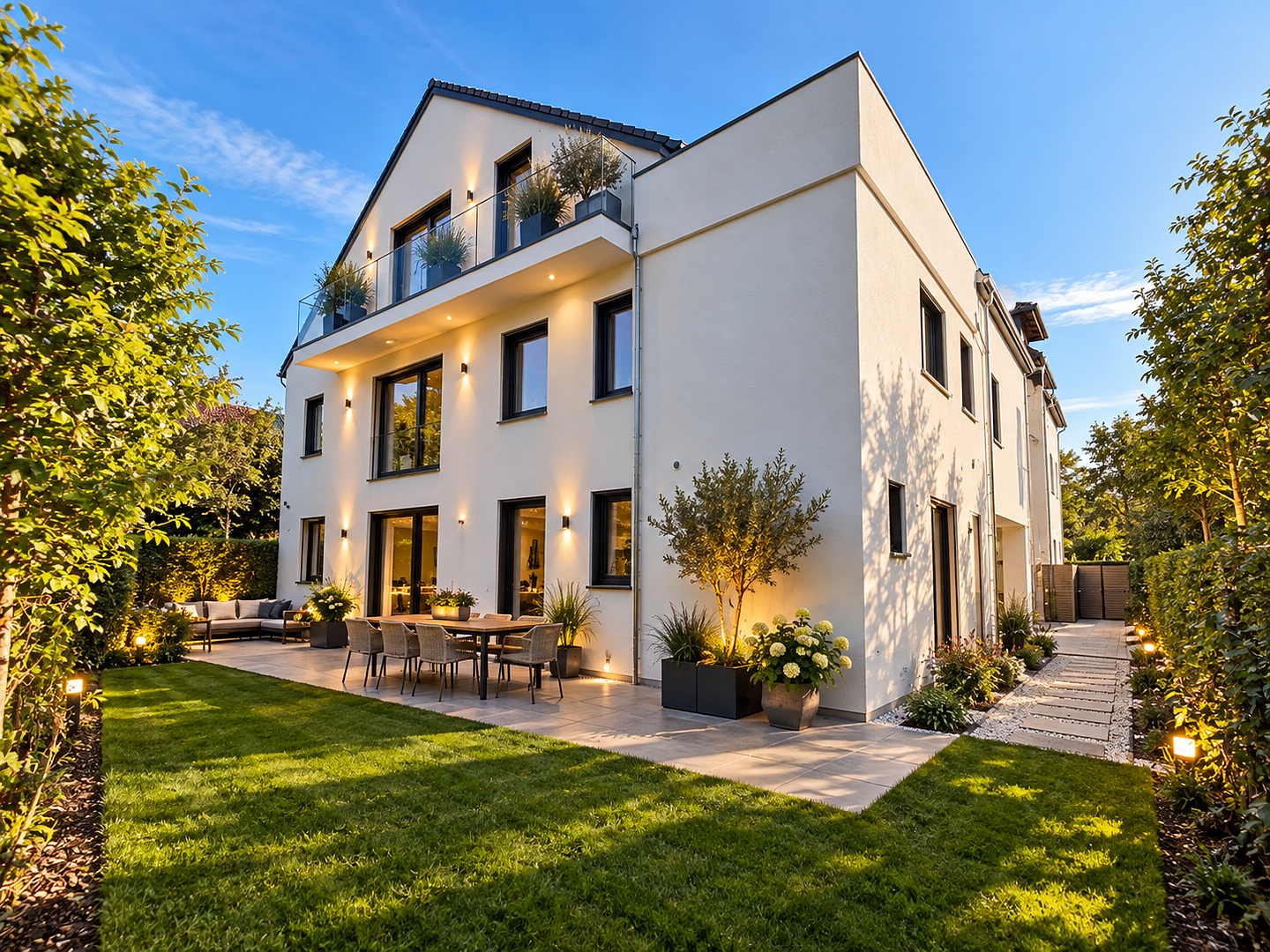 Moderne DHH in Hepberg zur Miete – ca. 160 m² | Dachterrasse | Garten | Klimaanlage | Wallbox – 85120 Hepberg – Vorschaubild 4
