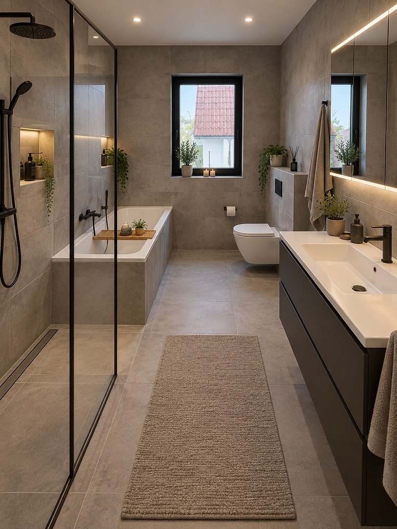Moderne DHH in Hepberg zur Miete – ca. 160 m² | Dachterrasse | Garten | Klimaanlage | Wallbox – 85120 Hepberg – Vorschaubild 8