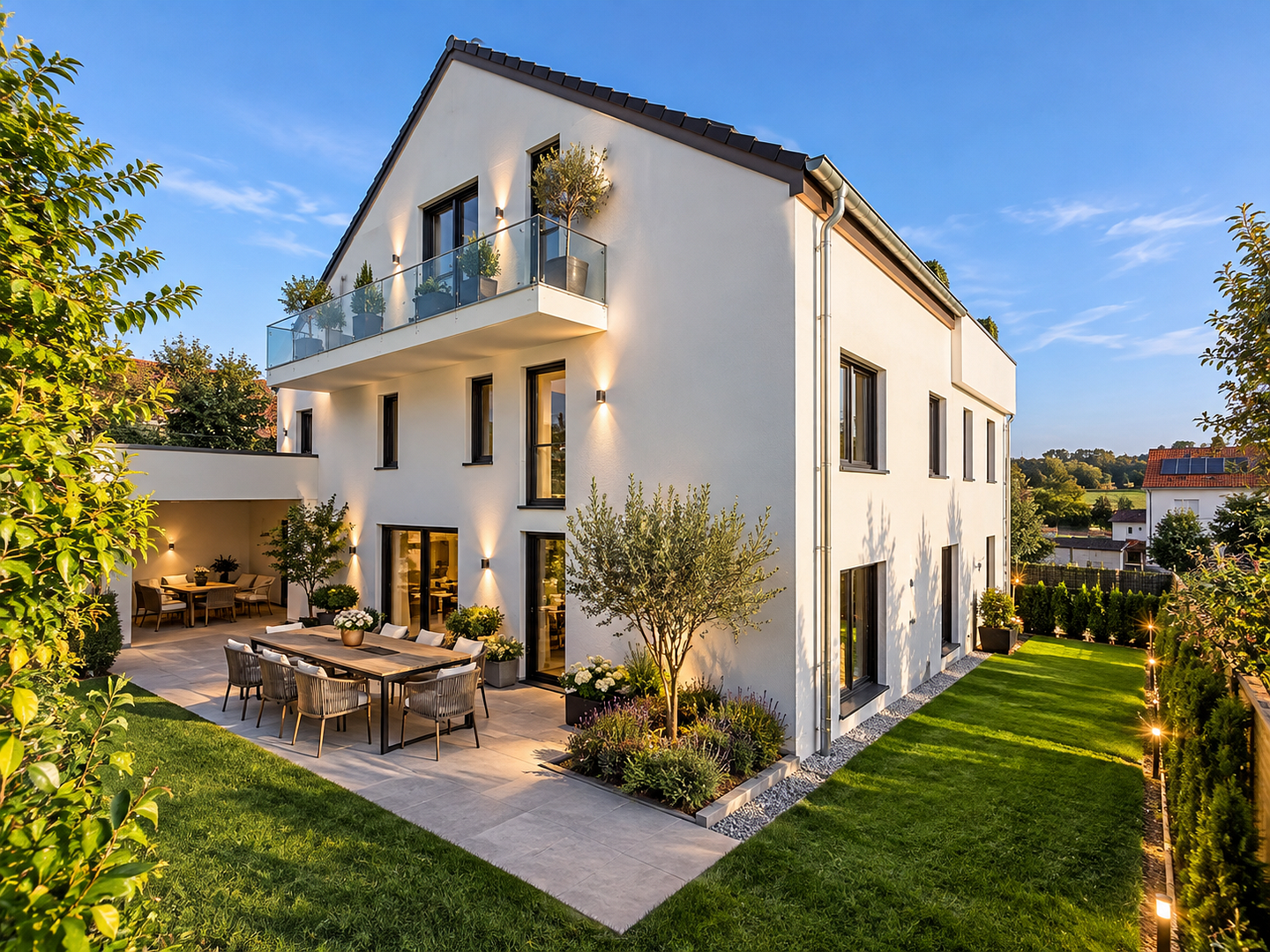 Moderne DHH in Hepberg zur Miete – ca. 160 m² | Dachterrasse | Garten | Klimaanlage | Wallbox – 85120 Hepberg – Vorschaubild 5