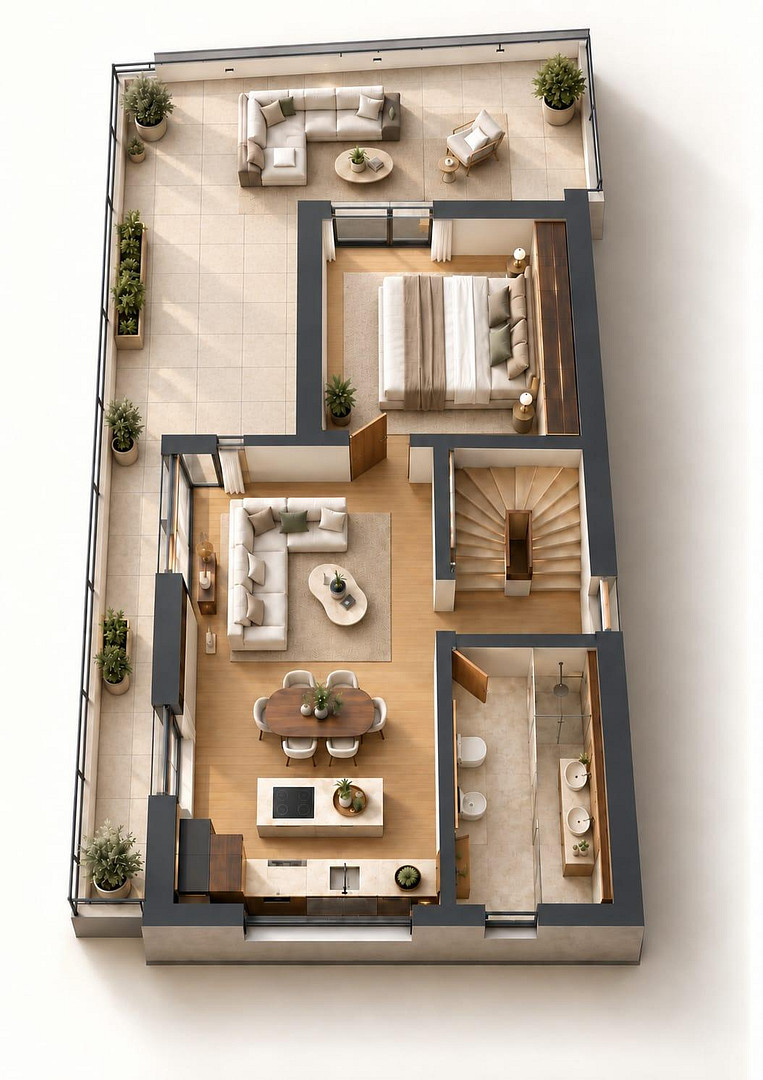 Penthouse in Wi-Sonnenberg/ ca.94m²/ 2-ZKB – 65193 Wiesbaden – Vorschaubild 20