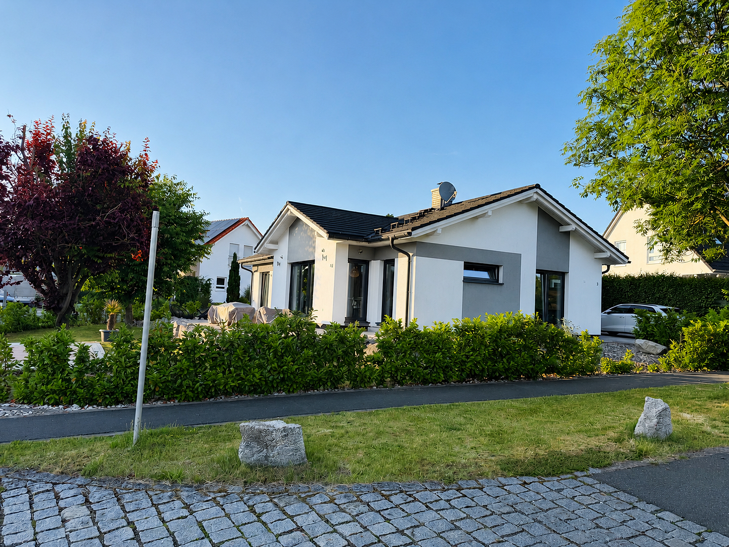 xklusiver Bungalow - Niedrigenergiehaus - Erdwärme + PV-Anlage - Neubaugebiet – 95502 Himmelkron(Lanzendorf) – Vorschaubild 3