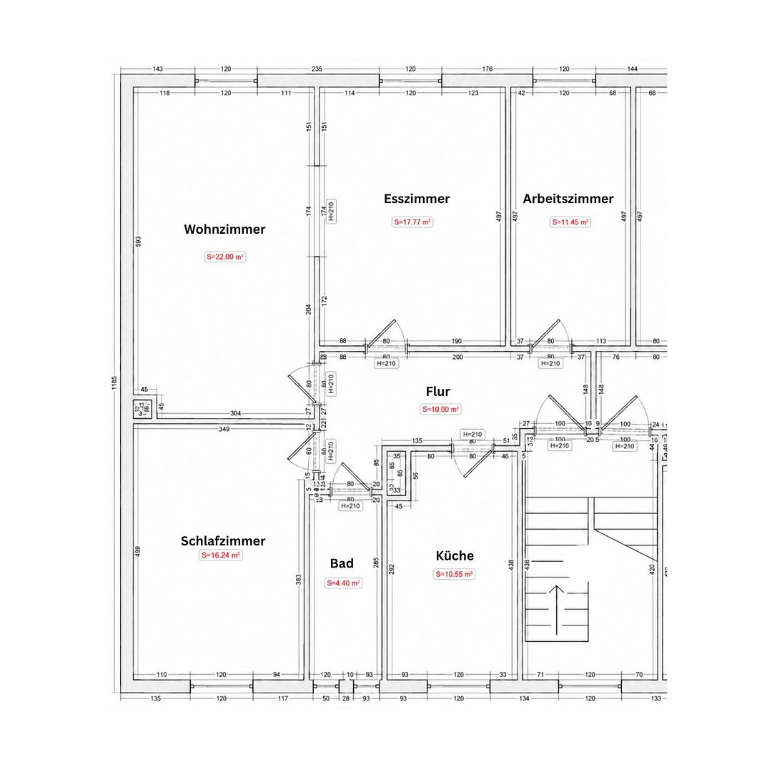 Sanierte 3,5-Zimmer-Altbauwohnung in begehrter Lage der Hannover List – 30163 Hannover(List) – Vorschaubild 13