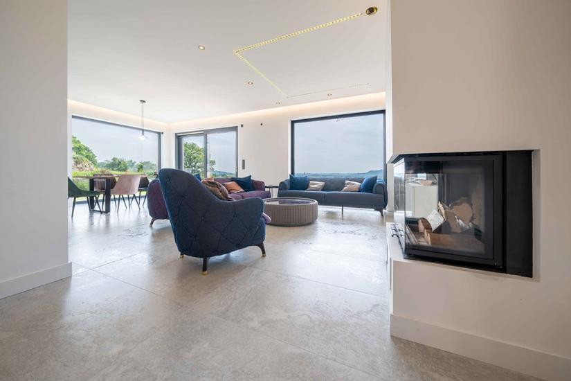 Neubau EG-Wohnung barrierefrei mit Kamin und Garten AmöneBlick Provisionfrei – 35274 Kirchhain(Anzefahr) – Vorschaubild 2