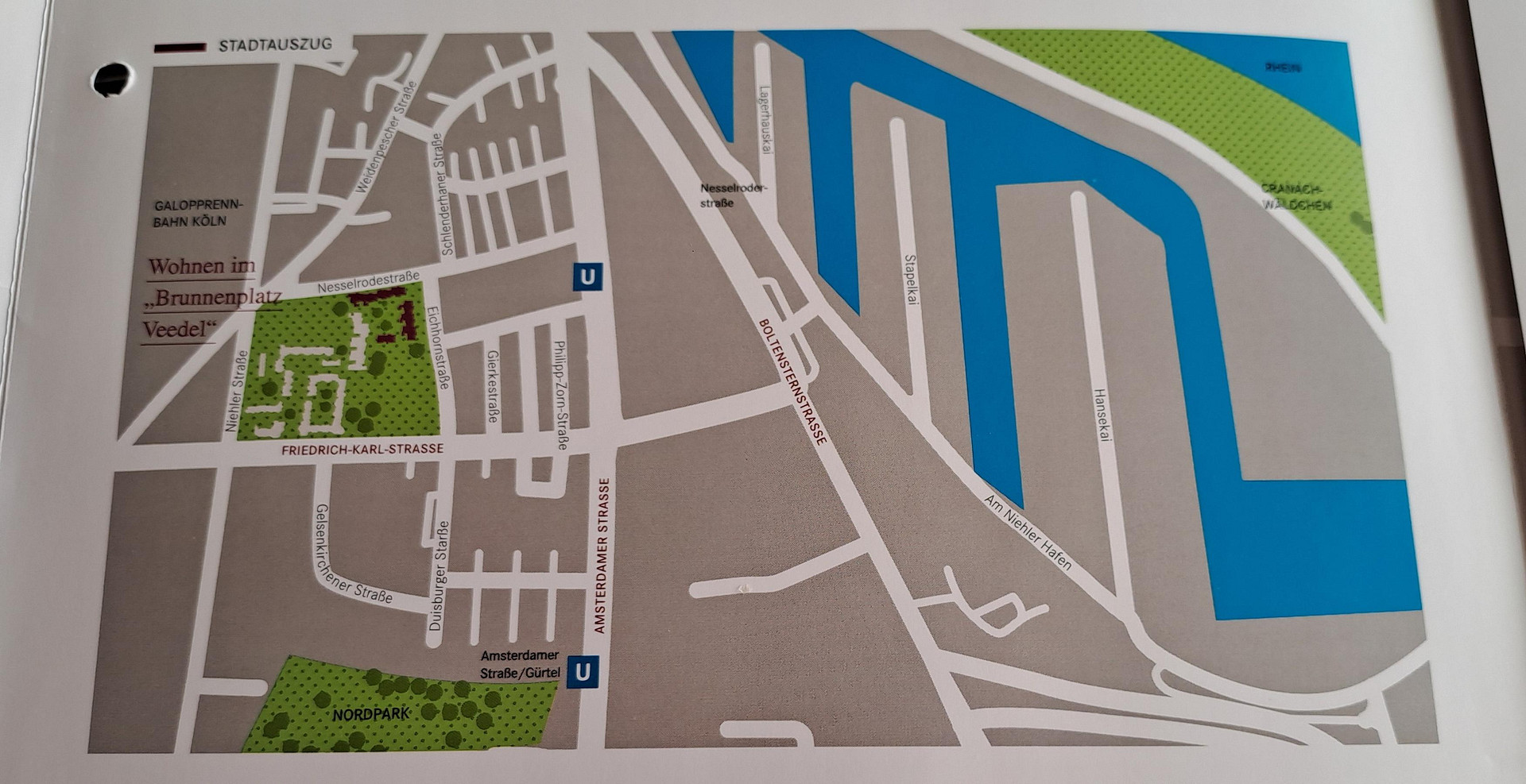 Bezugsfreie zentrale 2 Zimmerwohnung im Grünen – 50735 Niehl – Vorschaubild 15