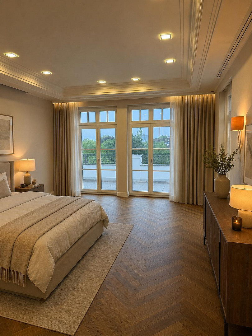 Luxus-Penthouse mit Dachterrasse, Privat-Aufzug & Concierge. Optional möbliert. Provisionsfrei! – 40545 Düsseldorf - Oberkassel(Oberkassel) – Vorschaubild 9