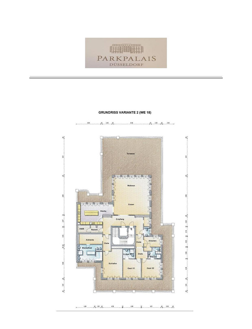 Luxus-Penthouse mit Dachterrasse, Privat-Aufzug & Concierge. Optional möbliert. Provisionsfrei! – 40545 Düsseldorf - Oberkassel(Oberkassel) – Vorschaubild 13