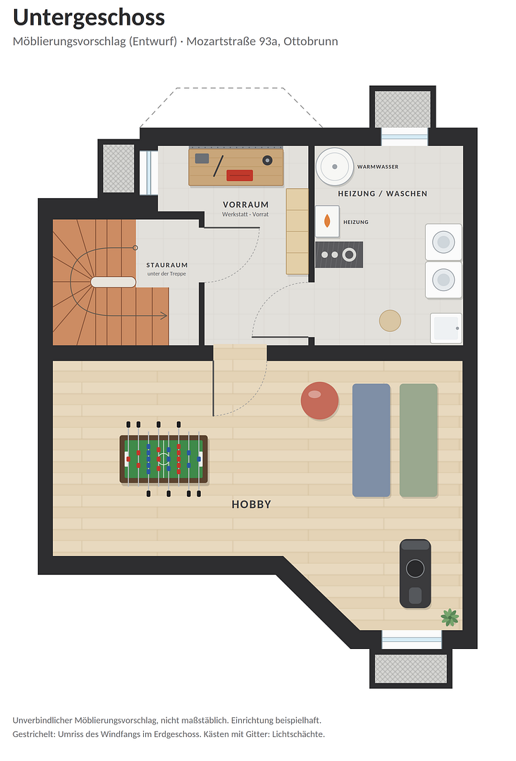 Eigenes Haus statt 3-Zimmer-Wohnung – Garten, Stellplatz, ausgebauter Keller, kein Hausgeld (privat) – 85521 Ottobrunn – Vorschaubild 23