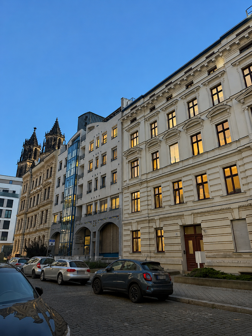 Erstbezug nach Sanierung: 2-Zimmer-Altbauwohnung mit Balkon, Aufzug & Einbauküche direkt am Dom – 39104 Magdeburg(Altstadt) – Vorschaubild 9