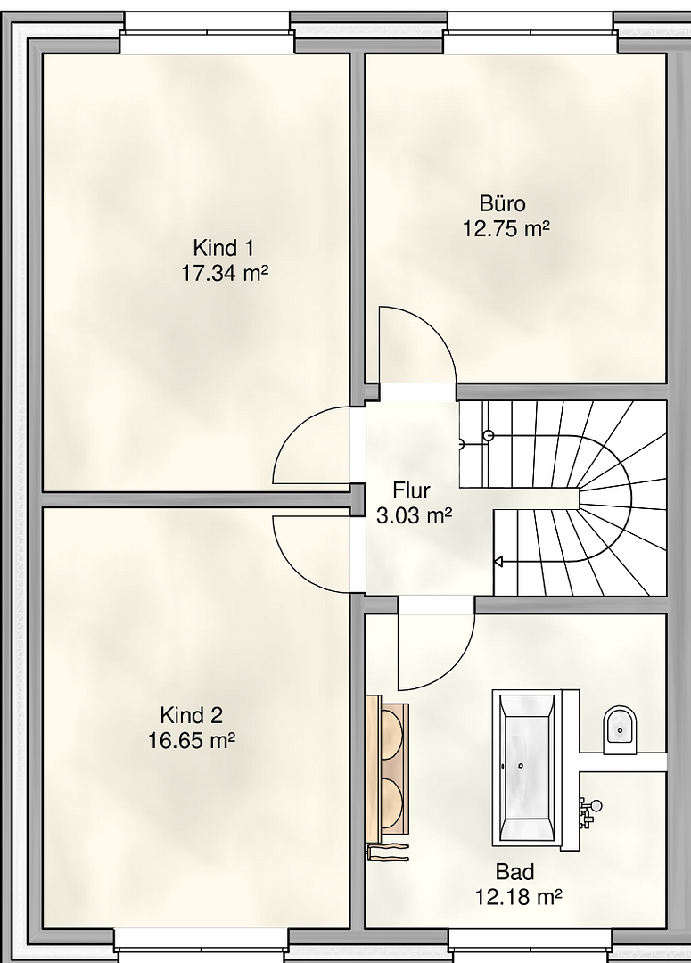Neubau-Doppelhaushälfte mit 165 m² | 6 Zimmer | 2 Bäder | Garten | Kühlung | Smart Home – 4207 Leipzig(Grünau) – Vorschaubild 7