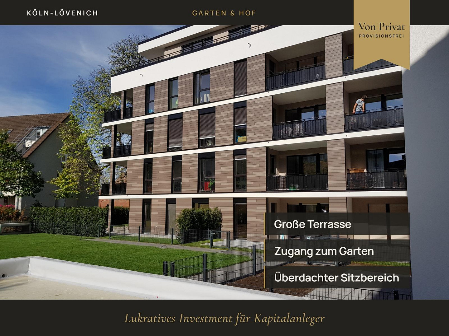 ARCHITEKTEN-DESIGN: 3-Zi-Gartenwohnung | 2 Bäder | 102 m² Luxus & S-Bahn-Anbindung – 50859 Köln(Lövenich) – Vorschaubild 7