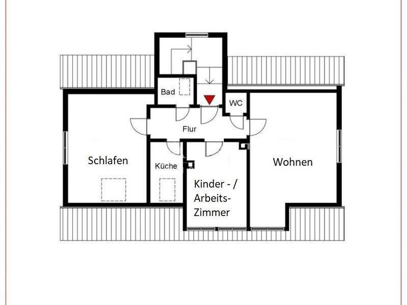 Sonnige 3 Zimmer DG-Whg.m.Stellplatz und Einbauküche in Stammheim ruhige Straße – 70439 Stuttgart(Stammheim) – Vorschaubild 11
