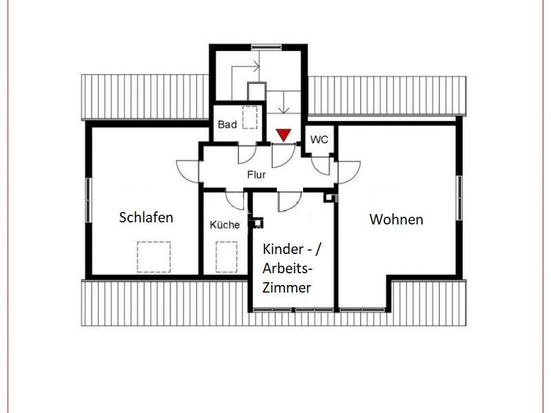 Sonnige 3 Zimmer DG-Whg.m.Stellplatz und Einbauküche in Stammheim ruhige Straße – 70439 Stuttgart(Stammheim) – Vorschaubild 12