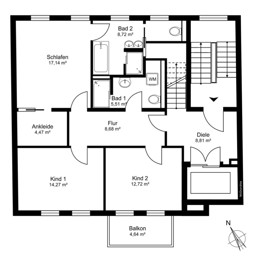 Luxuriöse Maisonettewohnung im Lehel – Foto 10