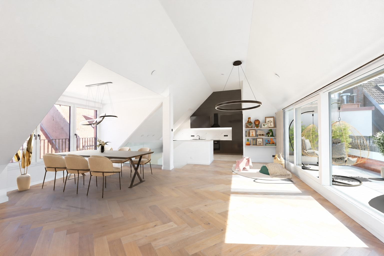 Luxuriöse Maisonettewohnung im Lehel