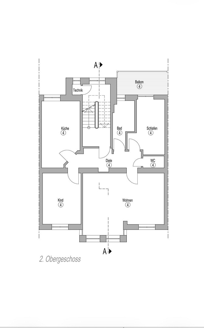Wunderschöne, kernsanierte 3-Zimmer Altbauwohnung in bester Lage von Benrath – 49597 Düsseldorf(Benrath) – Vorschaubild 14