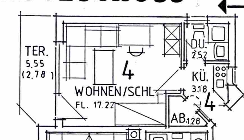 möblierte Studentenwohnung - zum Selbst beziehen oder mit 5,5% Rendite – 97076 Würzburg(Lengfeld) – Vorschaubild 7