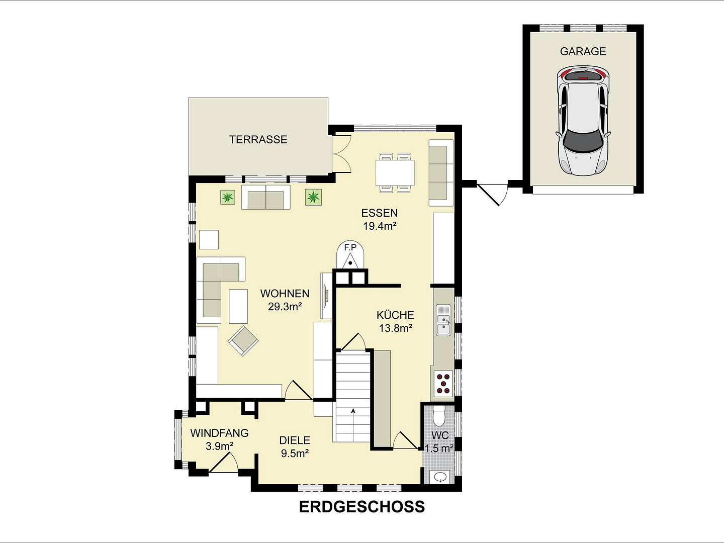 Grünes Familienidyll - Freistehendes Einfamilienhaus mit schönem Garten – 51373 Leverkusen(Wiesdorf) – Vorschaubild 24