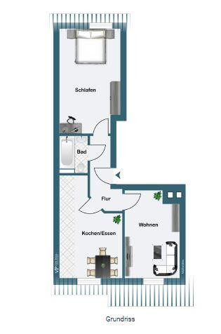 2,5-Zimmer-Wohnung in Düsseldorf-Stadtmitte – Nähe Königsallee – 40217 Düsseldorf(Friedrichstadt) – Vorschaubild 15