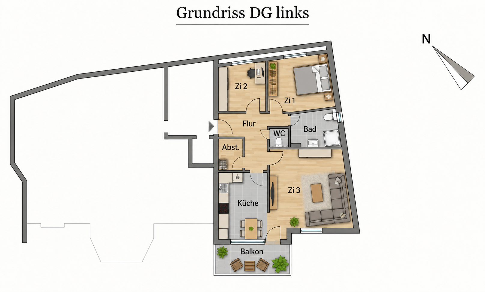 Villa Balustrada Wassergrundstück DG-WE an der weißen Elster, 2xBad, Granit, Einbauspiegel, Klima – Foto 23
