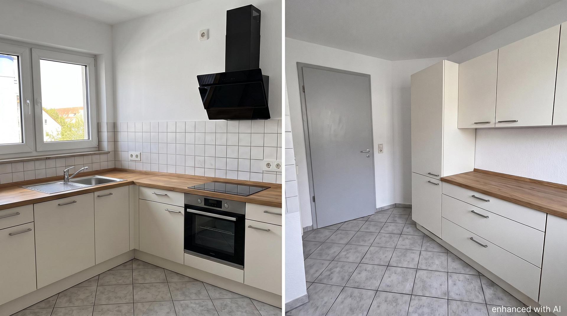 Helle 3-Zimmer-Wohnung mit 2 Balkonen, neuer Einbauküche und Blick ins Grüne – Foto 6