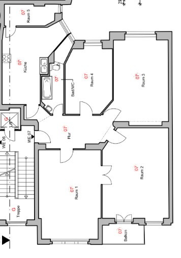 Großzügiges Raumgefühl - 4 Zi Altbau mit Balkon – Foto 9