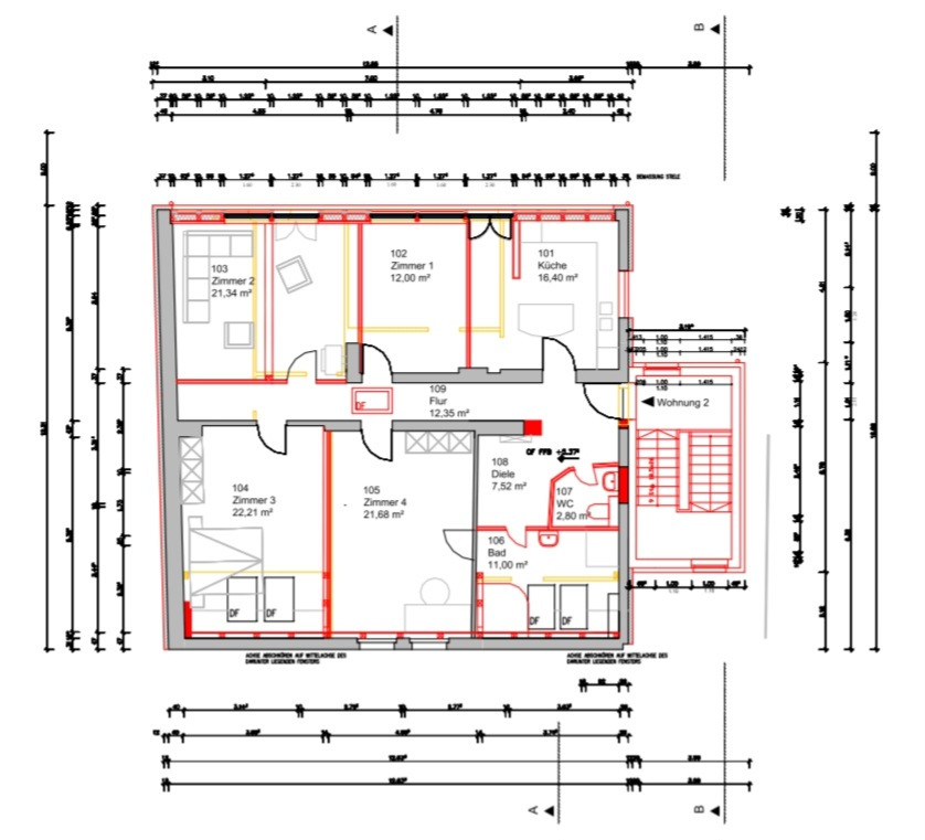 Charmante 4-Zimmer-Wohnung in Französisch Buchholz – Foto 13
