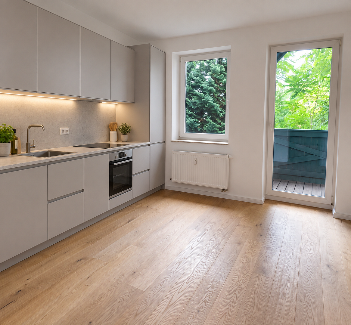 möblierte 3 Zimmer, Balkon, Küche - 3er WG möglich