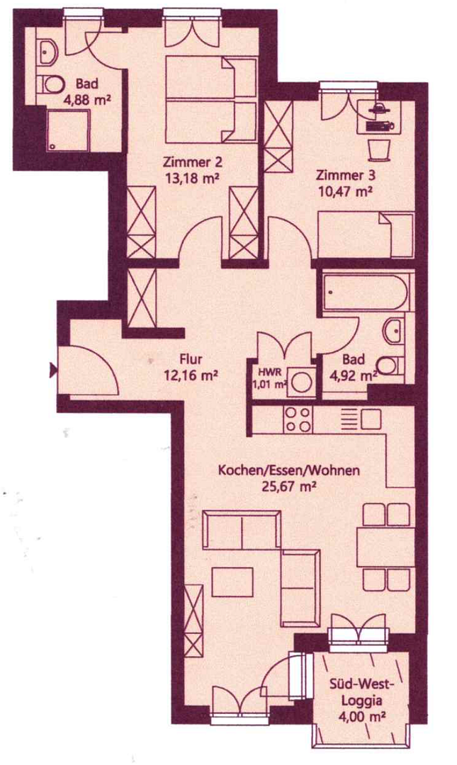 ERSTBEZUG Hochwertige und helle 3-Zimmer-Neubau-Wohnung mit Balkon in Berlin Adlershof – Foto 2