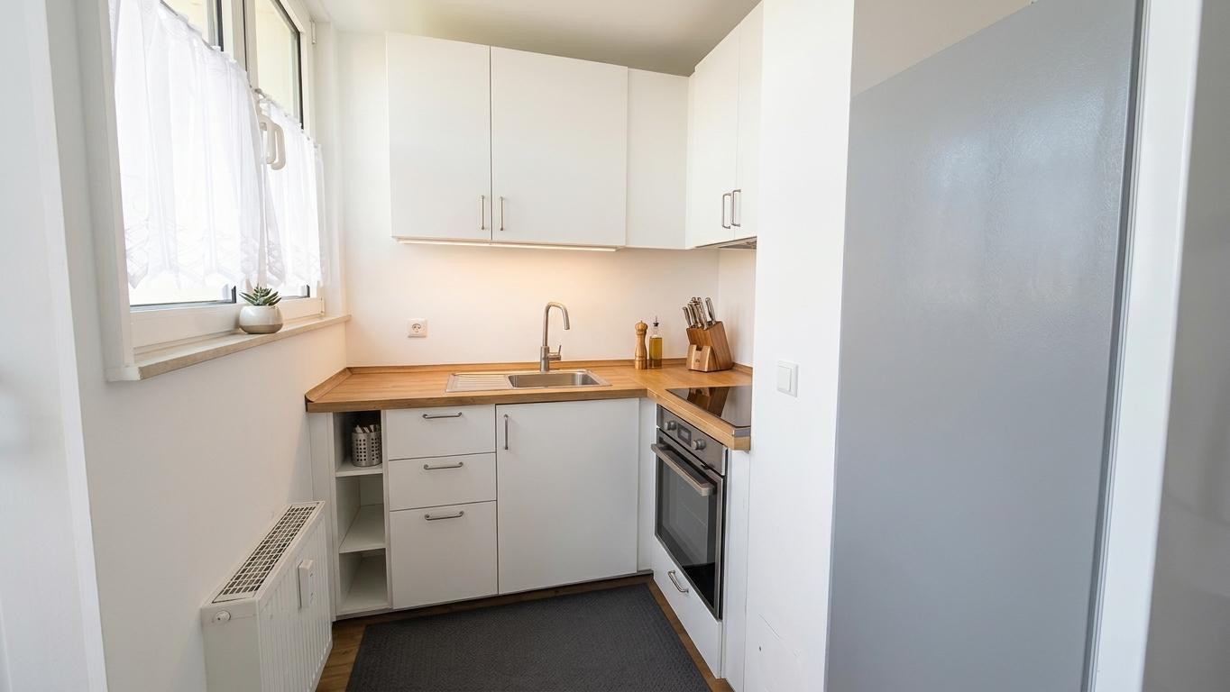 Neuwertige möblierte 1-Zimmer-Wohnung mit Balkon & Skyline-Blick in Frankfurt-Sachsenhausen – Foto 5