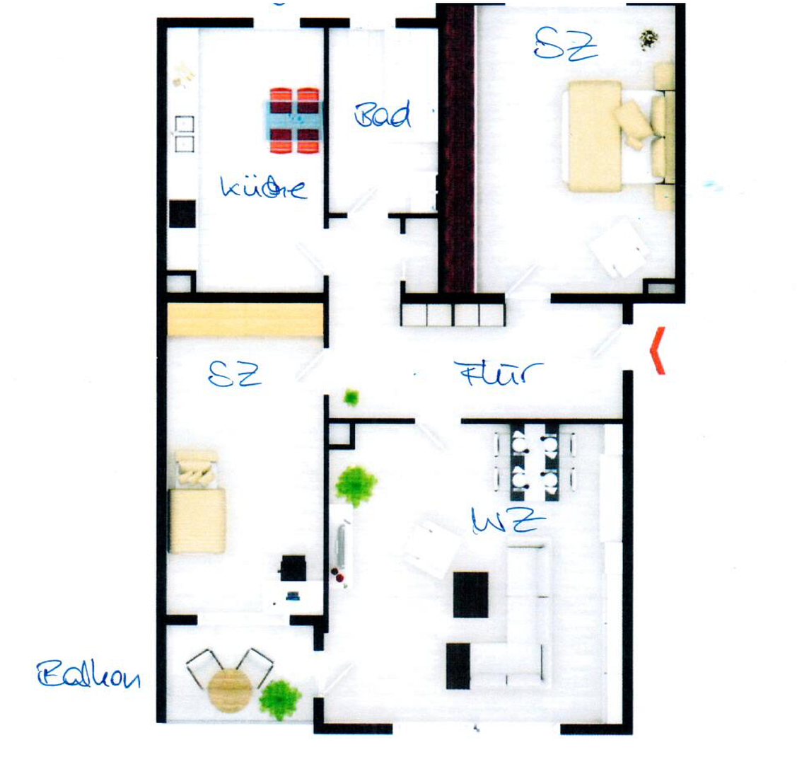 Ein Zimmer mehr für Ihre Ideen! 3 helle Zimmer mit Balkon! – Foto 11
