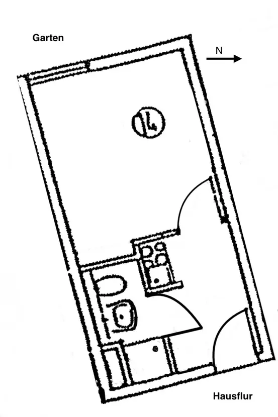 1-Zimmer-Nichtraucher-Apartment, Parkettboden, mit Stellplatz in Beuel ab 01.11.2026 – Foto 9