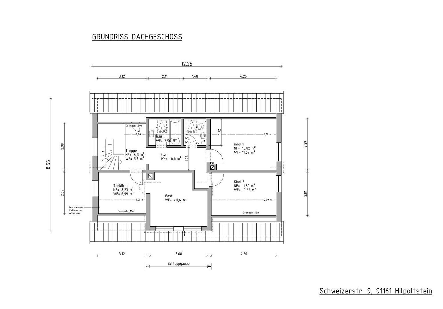 Grundriss Obergeschoss