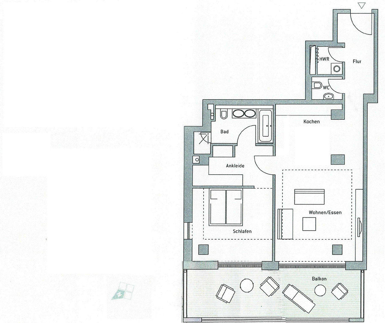 Exklusives Wohnen direkt an der Spree – Möblierte 2-Zimmer-Wohnung (97m2) auf der Halbinsel Stralau – Foto 26