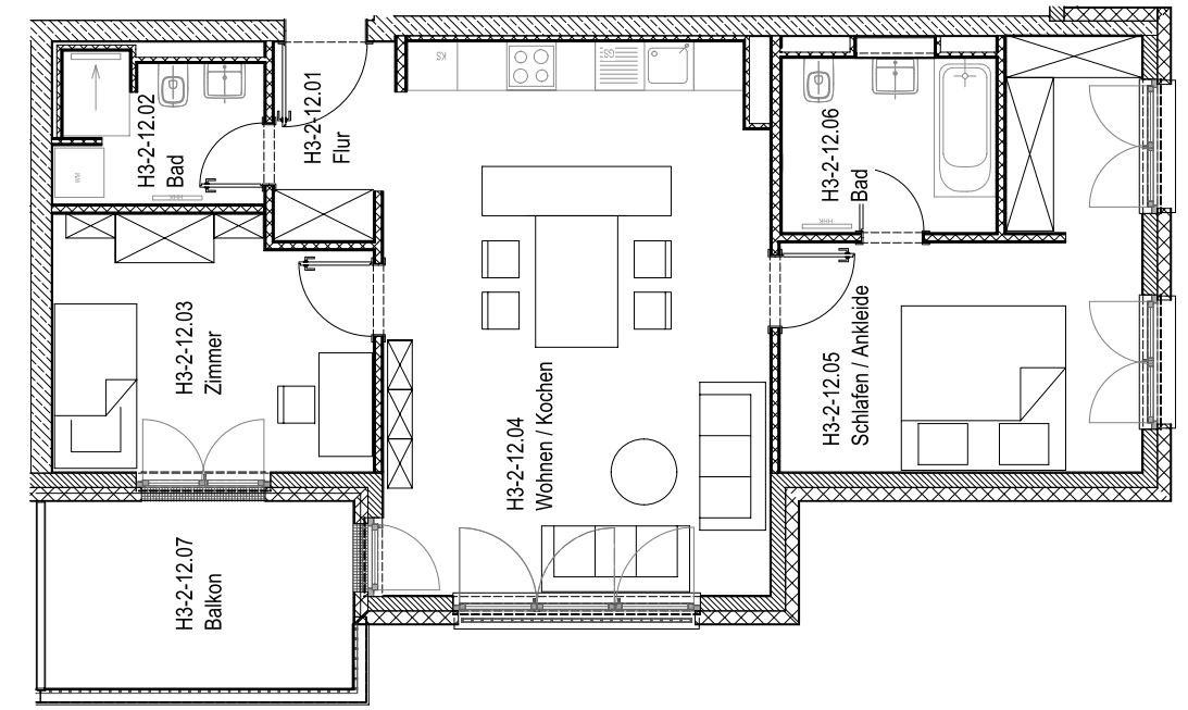 Exklusive, neue 3-Zimmer-Wohnung mit Balkon in Berlin-Karlshorst, bezugsfertig ab 01.11.26 – Foto 9