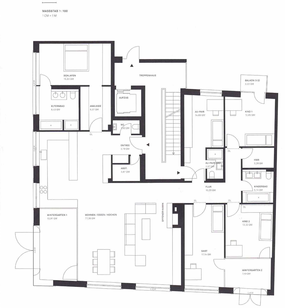 Außergewöhnliche, exklusive 6 Zimmer Wohnung in München/Schwabing – Foto 6