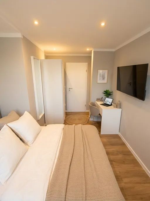 Erstbezug! Möbliertes Zimmer mit eigenem Balkon in frisch sanierter 4er-WG – Schweinauer Straße 51, 90439 Nürnberg(St. Leonhard) – Vorschaubild 5