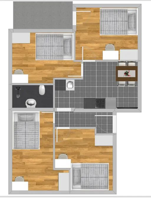 Einfach einziehen: Voll ausgestattetes WG-Zimmer I München | Weitlstraße 44 – Weitlstraße 44, 80935 München(Hasenbergl) – Vorschaubild 6