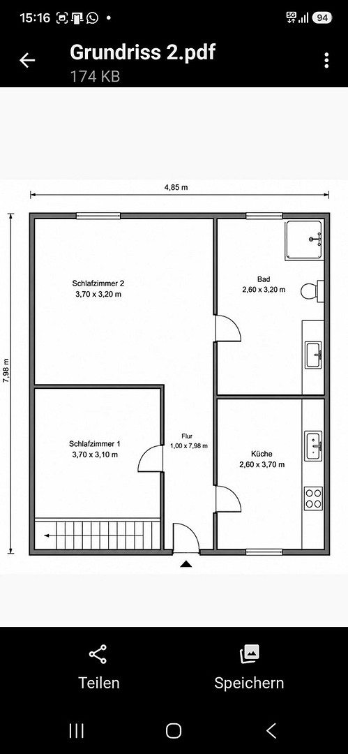 Freistehendes Einfamilienhaus 4 Zimmern 2x Garage + 694qm Bodend – Helmkampff stra, 37539 Bad grund(Bad Grund (Harz)) – Vorschaubild 26
