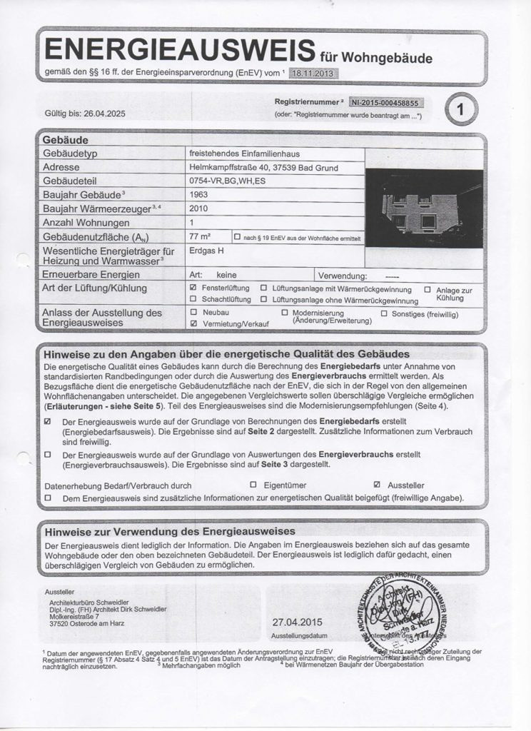 Freistehendes Einfamilienhaus 4 Zimmern 2x Garage + 694qm Bodend – Helmkampff stra, 37539 Bad grund(Bad Grund (Harz)) – Vorschaubild 24
